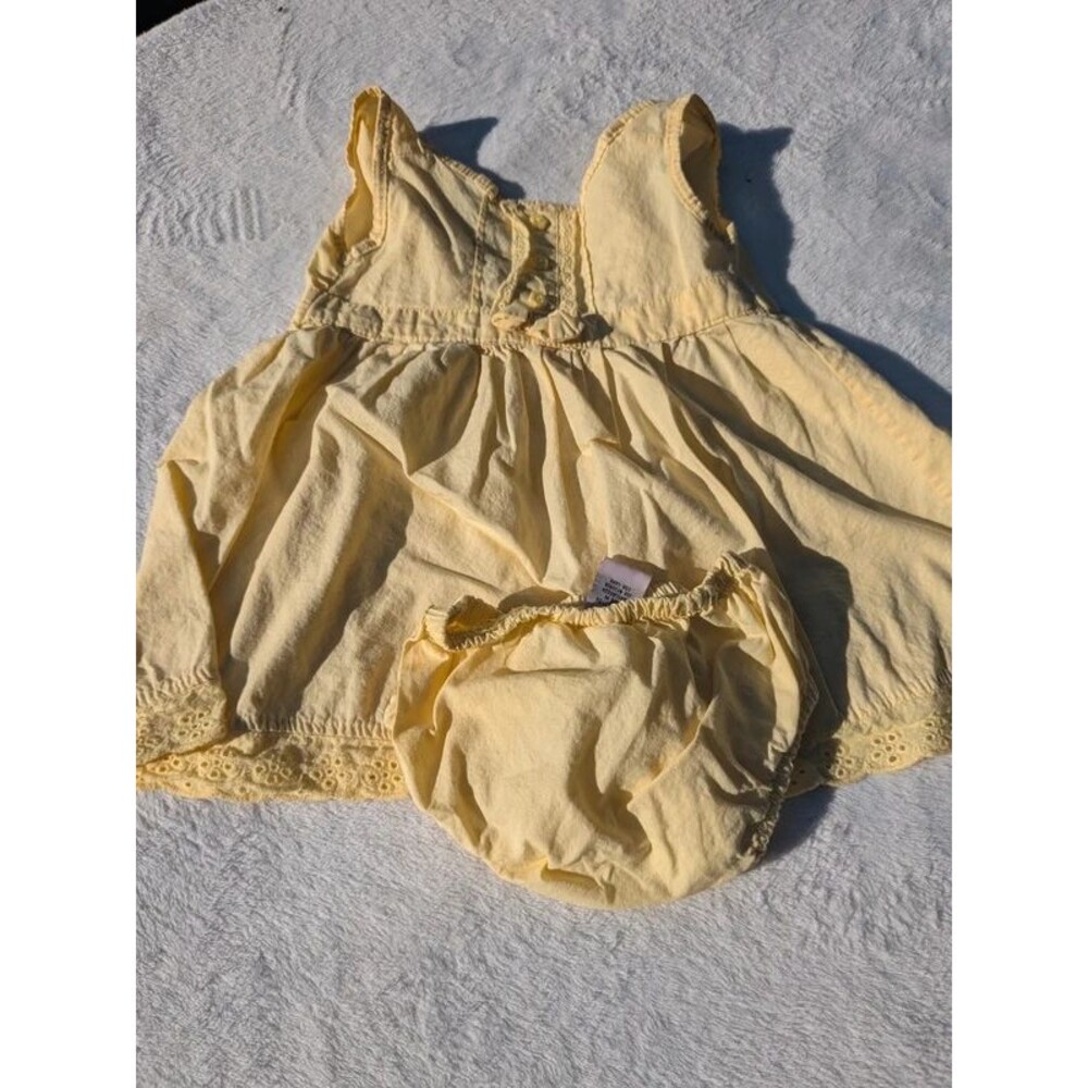 Yellow dress and bloomers